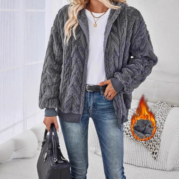 Dame mysig zip-jacka Mirla-Eva Jonsson