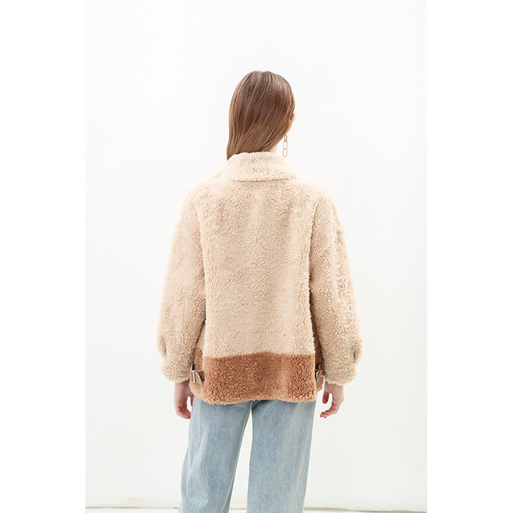 Dame mysiga oversized jacka med dekorativa fickor Mirla-Eva Jonsson