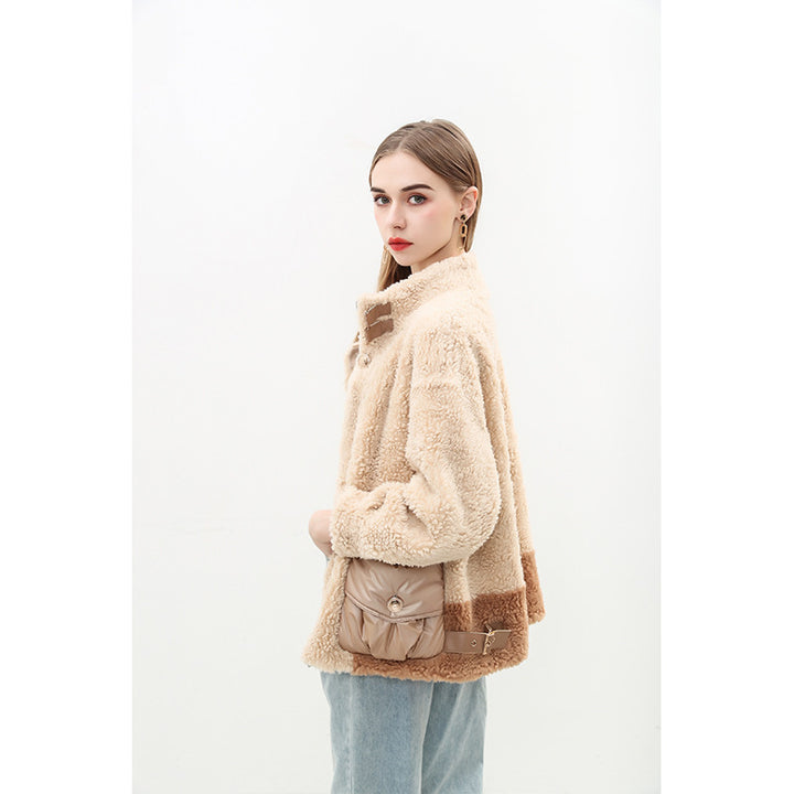 Dame mysiga oversized jacka med dekorativa fickor Mirla-Eva Jonsson