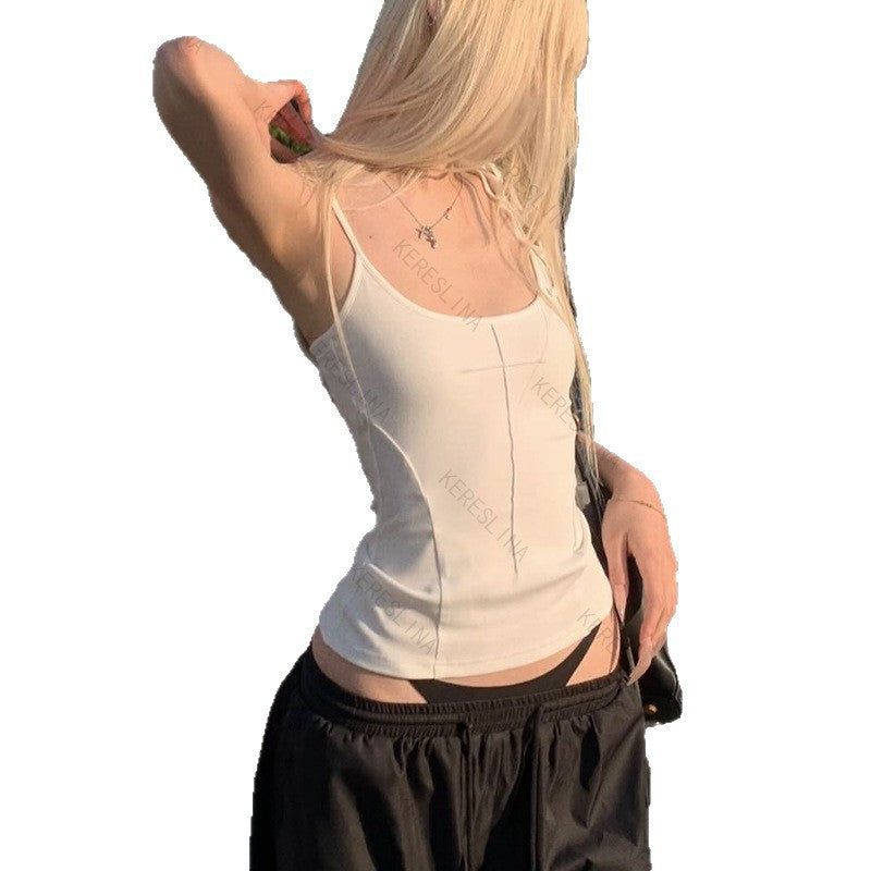 Dame off-the-shoulder topp med justerbare stropper og tettsittende snitt Mirla-Eva Jonsson