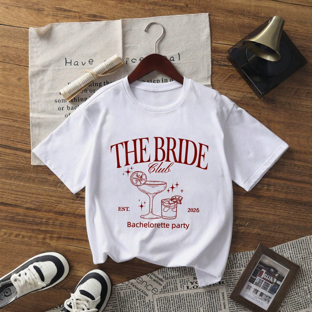 Dame oversized Bachelorette T-shirt med exklusiv tryck Mirla-Eva Jonsson
