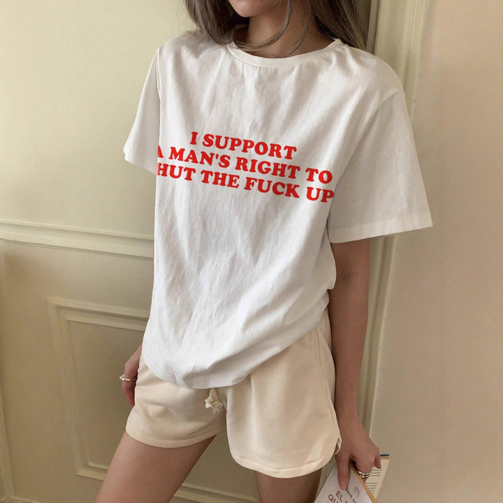 Dame oversized Bachelorette T-shirt med exklusiv tryck Mirla-Eva Jonsson