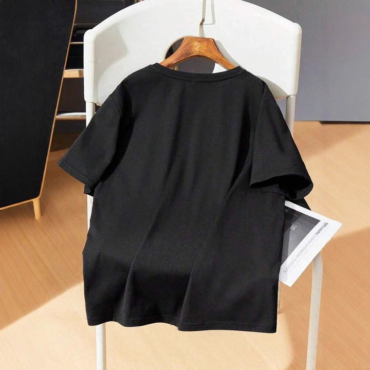 Dame oversized grafik-t-shirt med urban design Mirla-Eva Jonsson
