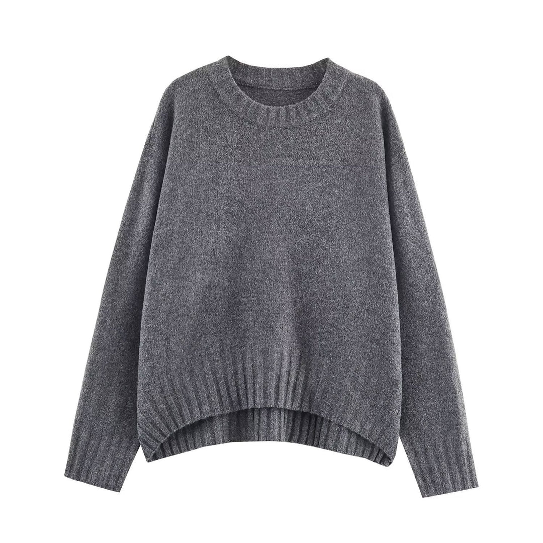 Dame oversized stickad tröja med modern passform Mirla-Eva Jonsson