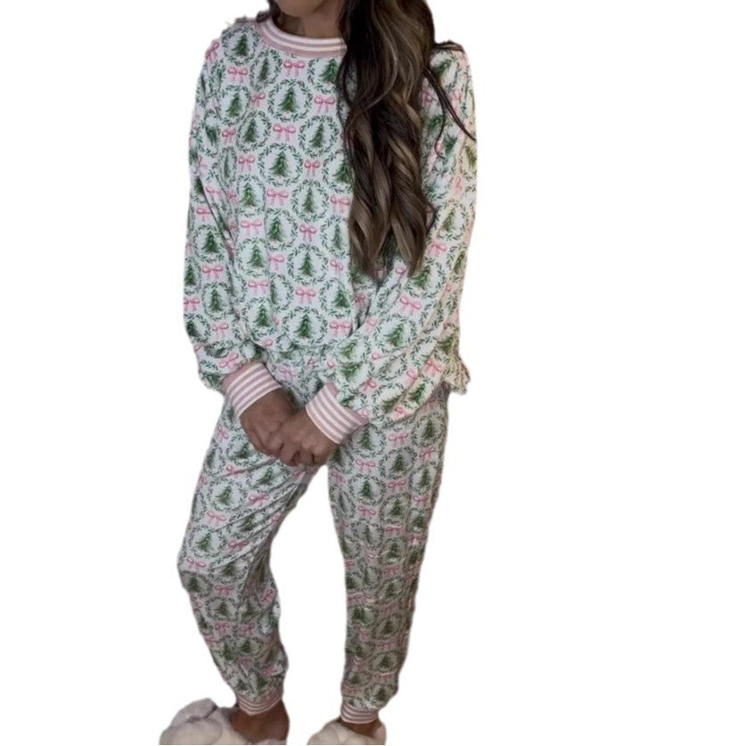 Dame pyjamas-set med mjukt och varmt tyg Mirla-Eva Jonsson