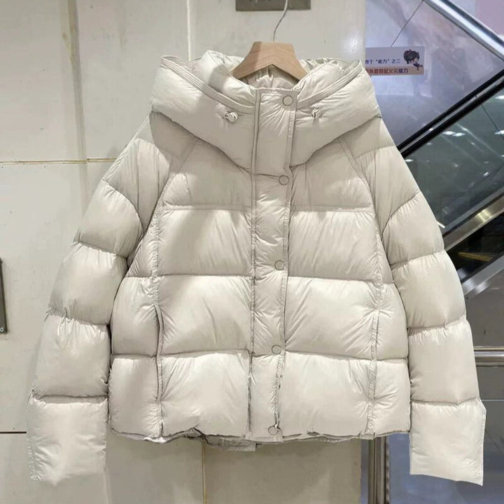 Dame quilted jacket with hood Mirla-Eva Jonsson