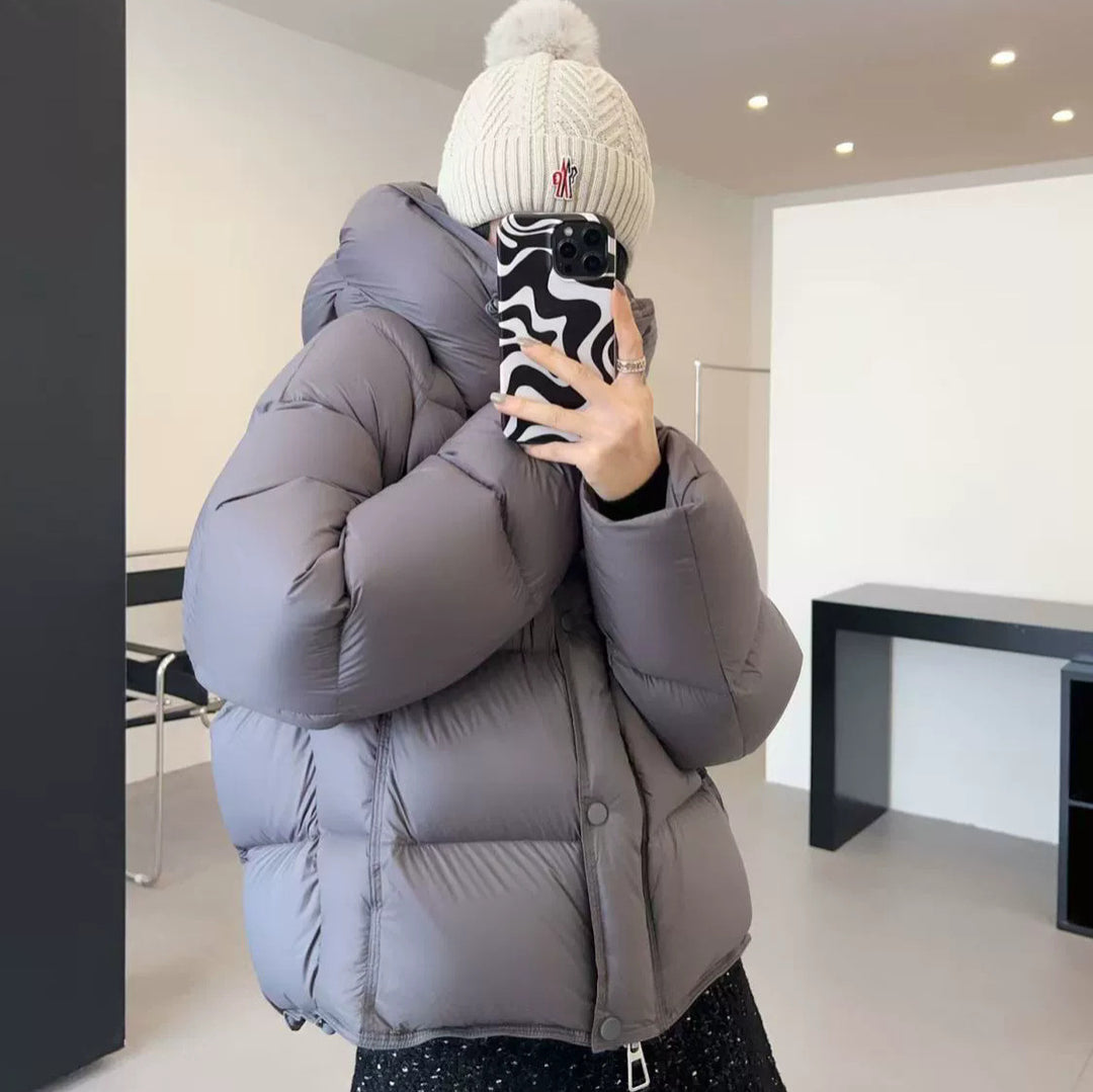 Dame quilted jacket with hood Mirla-Eva Jonsson