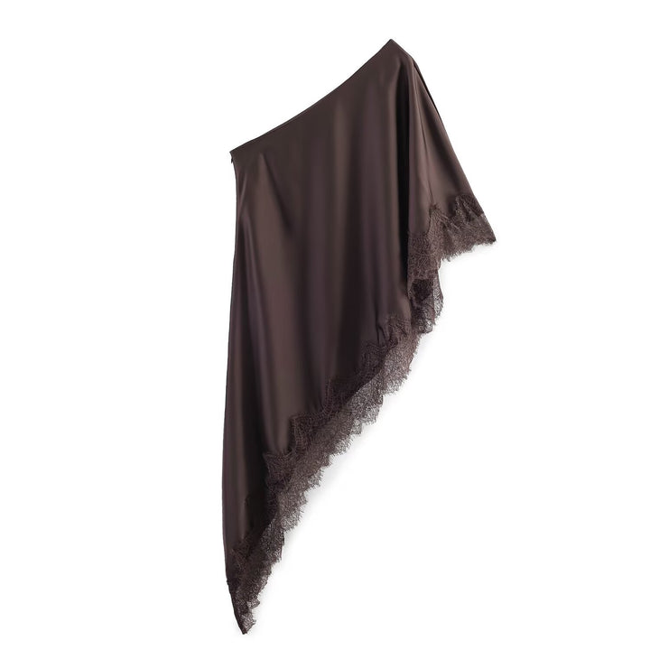 Dame scarf with luxurious lace trim Mirla-Eva Jonsson
