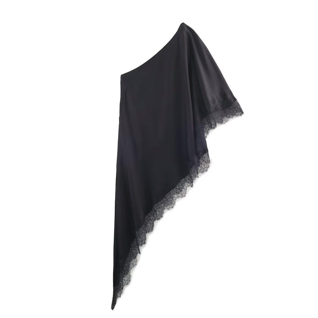Dame scarf with luxurious lace trim Mirla-Eva Jonsson