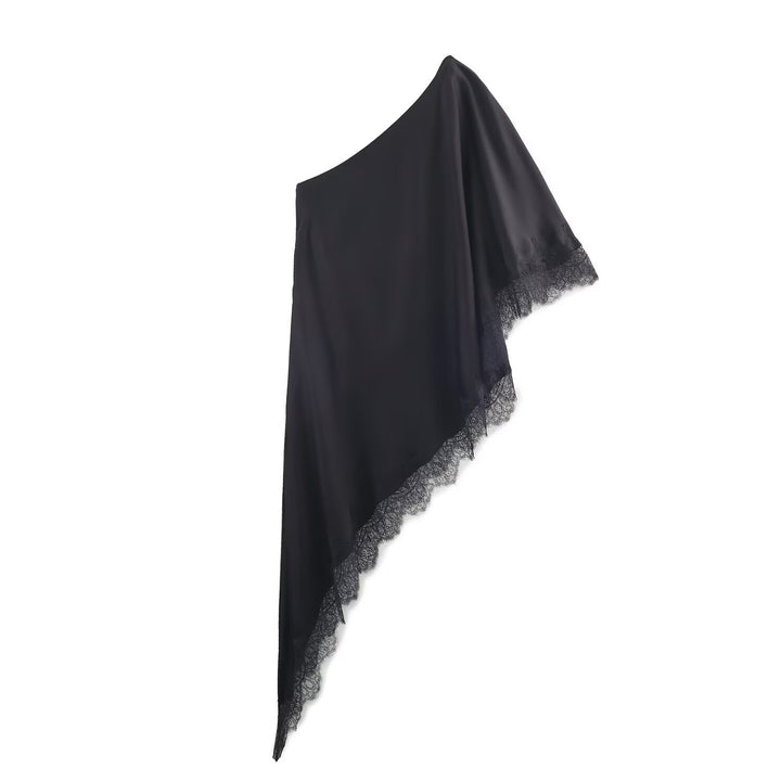 Dame scarf with luxurious lace trim Mirla-Eva Jonsson