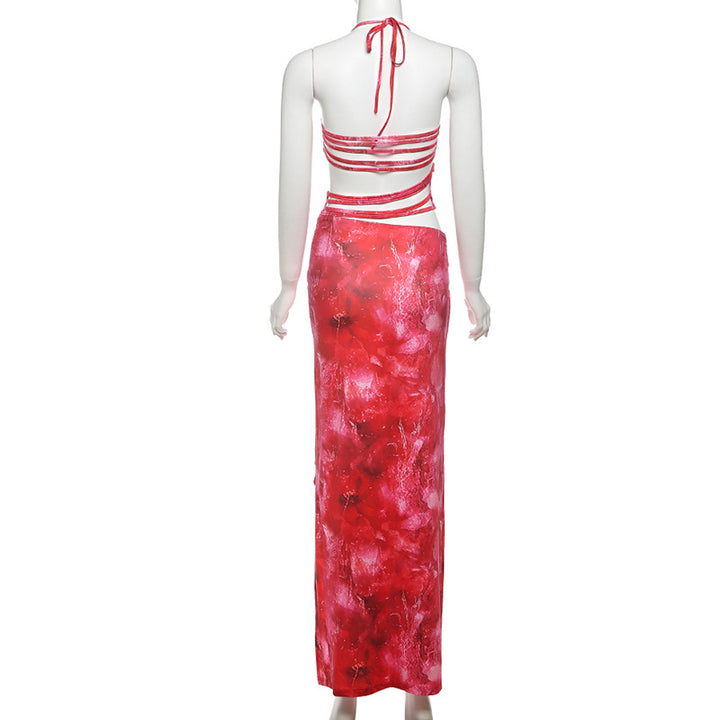 Dame schick bandeau-top med maxi kjol Mirla-Eva Jonsson