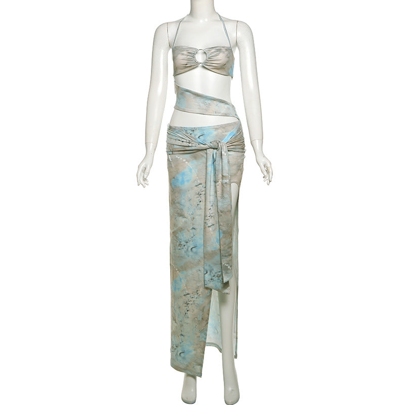 Dame schick bandeau-top med maxi kjol Mirla-Eva Jonsson