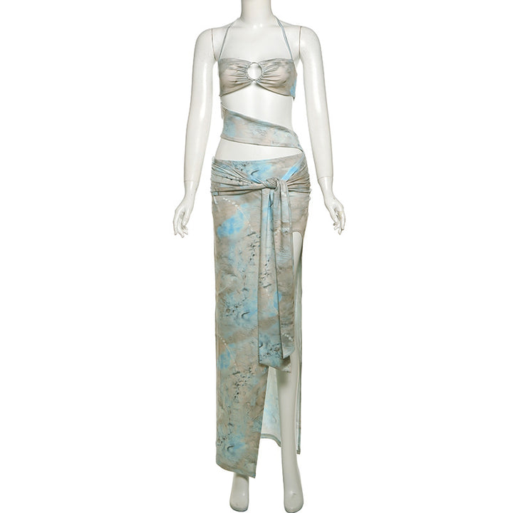 Dame schick bandeau-top med maxi kjol Mirla-Eva Jonsson