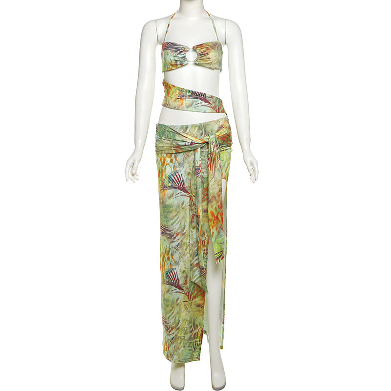 Dame schick bandeau-top med maxi kjol Mirla-Eva Jonsson