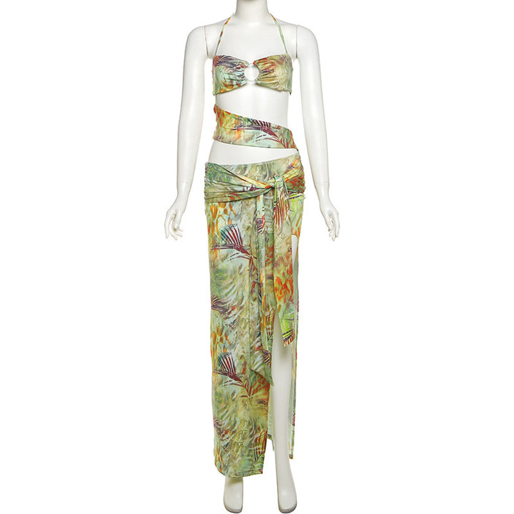 Dame schick bandeau-top med maxi kjol Mirla-Eva Jonsson