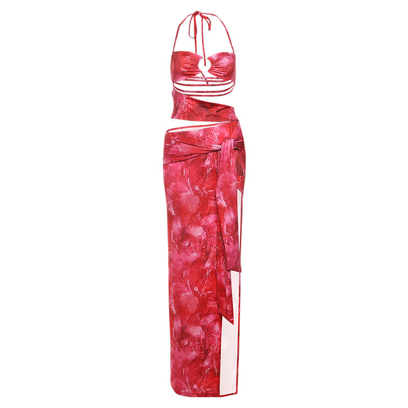 Dame schick bandeau-top med maxi kjol Mirla-Eva Jonsson