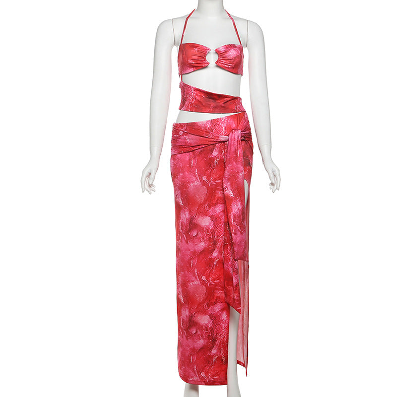 Dame schick bandeau-top med maxi kjol Mirla-Eva Jonsson