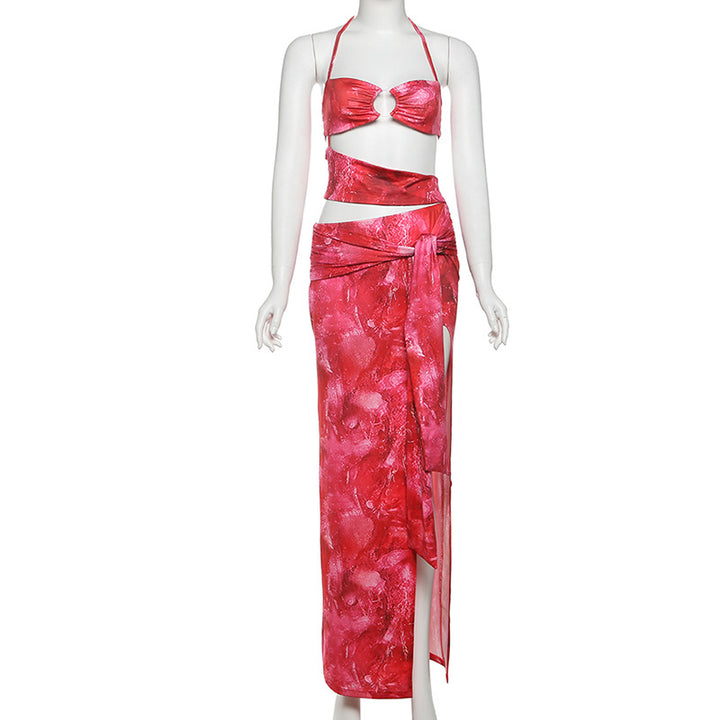 Dame schick bandeau-top med maxi kjol Mirla-Eva Jonsson