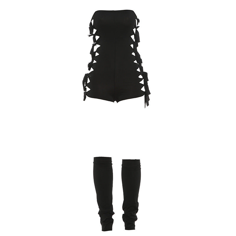 Dame shorts-enhet med elegant rem-design Mirla-Eva Jonsson