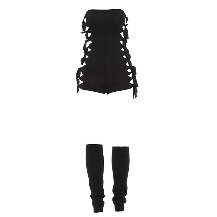 Dame shorts-enhet med elegant rem-design Mirla-Eva Jonsson