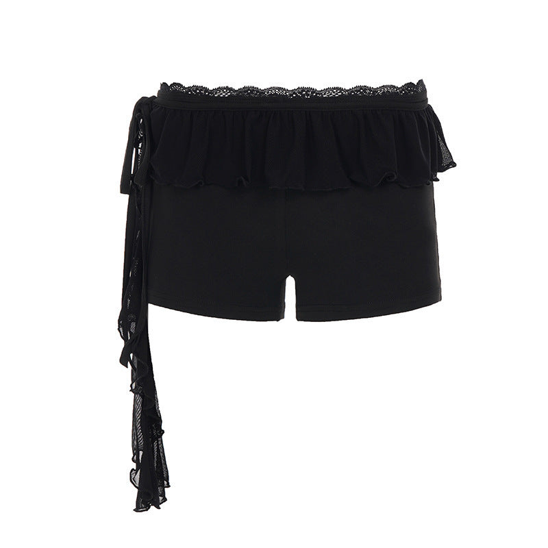 Dame shorts med volanger och justerbart snöre Mirla-Eva Jonsson