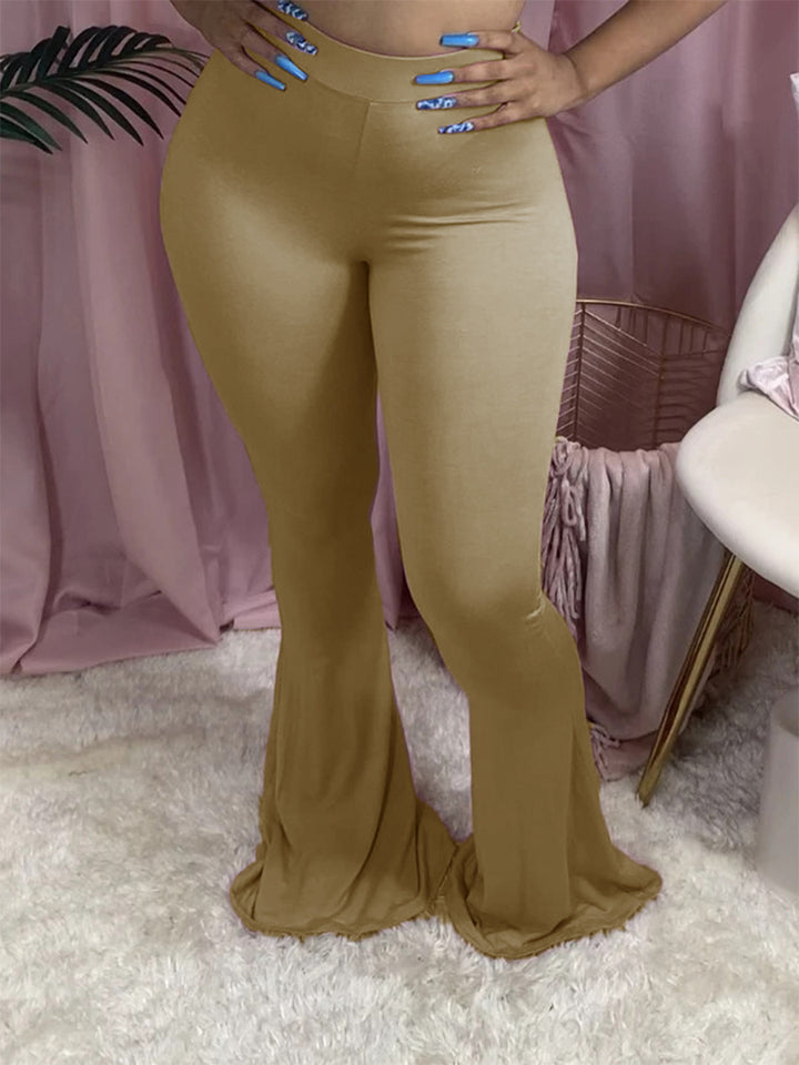 Dame slagleggings med hög midja och elastiskt material Mirla-Eva Jonsson