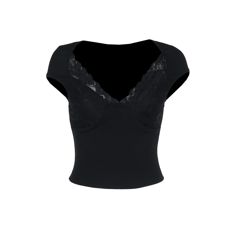 Dame spets-bustier med raffinerad nätdesign Mirla-Eva Jonsson