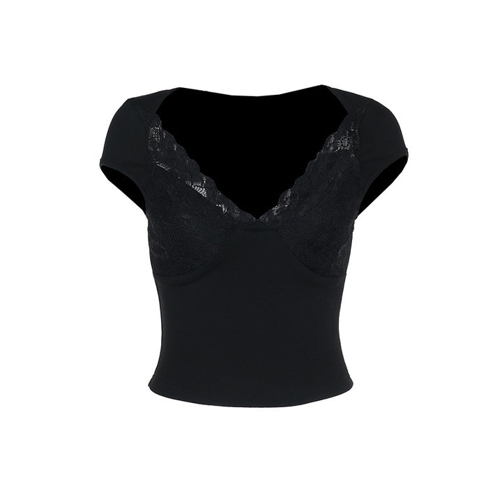Dame spets-bustier med raffinerad nätdesign Mirla-Eva Jonsson