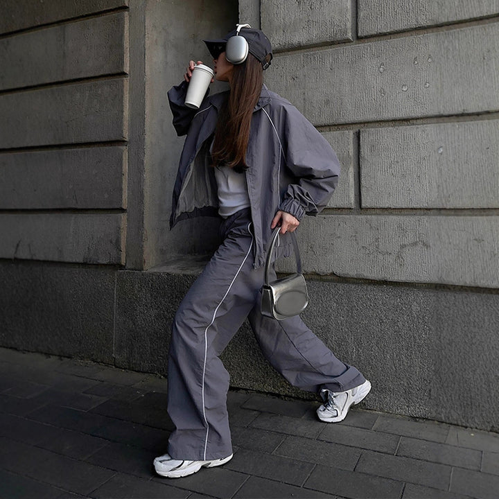 Dame sportiga overaller med vida ben och elastiska muddar Mirla-Eva Jonsson