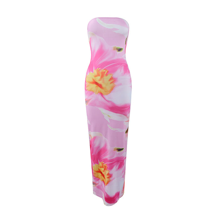 Dame strandtaugliches Maxikleid mit elegantem Blumenprint Mirla-Eva Jonsson