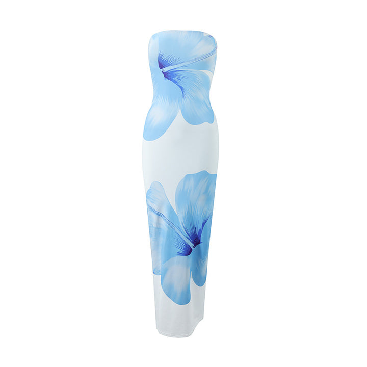 Dame strandtaugliches Maxikleid mit elegantem Blumenprint Mirla-Eva Jonsson