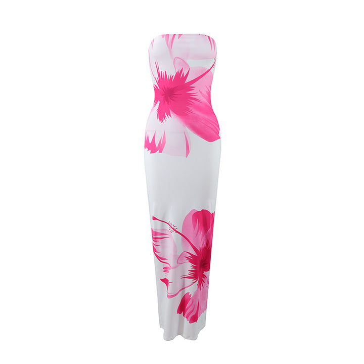 Dame strandtaugliches Maxikleid mit elegantem Blumenprint Mirla-Eva Jonsson