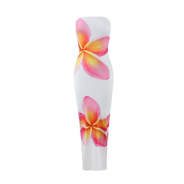 Dame strandtaugliches Maxikleid mit elegantem Blumenprint Mirla-Eva Jonsson