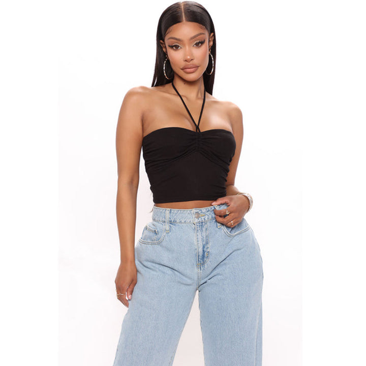 Dame strapless top with gathered detail Mirla-Eva Jonsson
