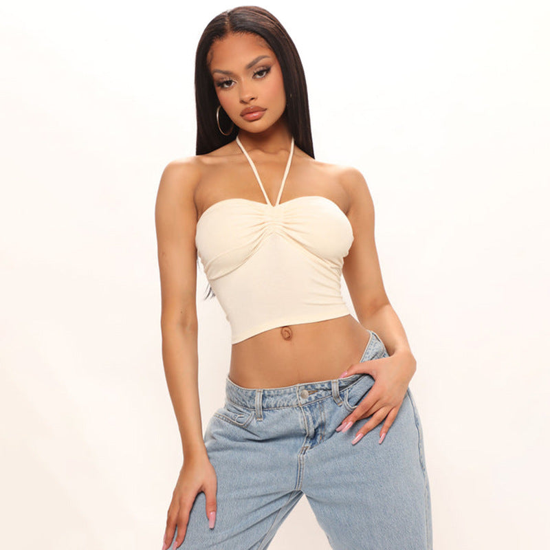 Dame strapless top with gathered detail Mirla-Eva Jonsson
