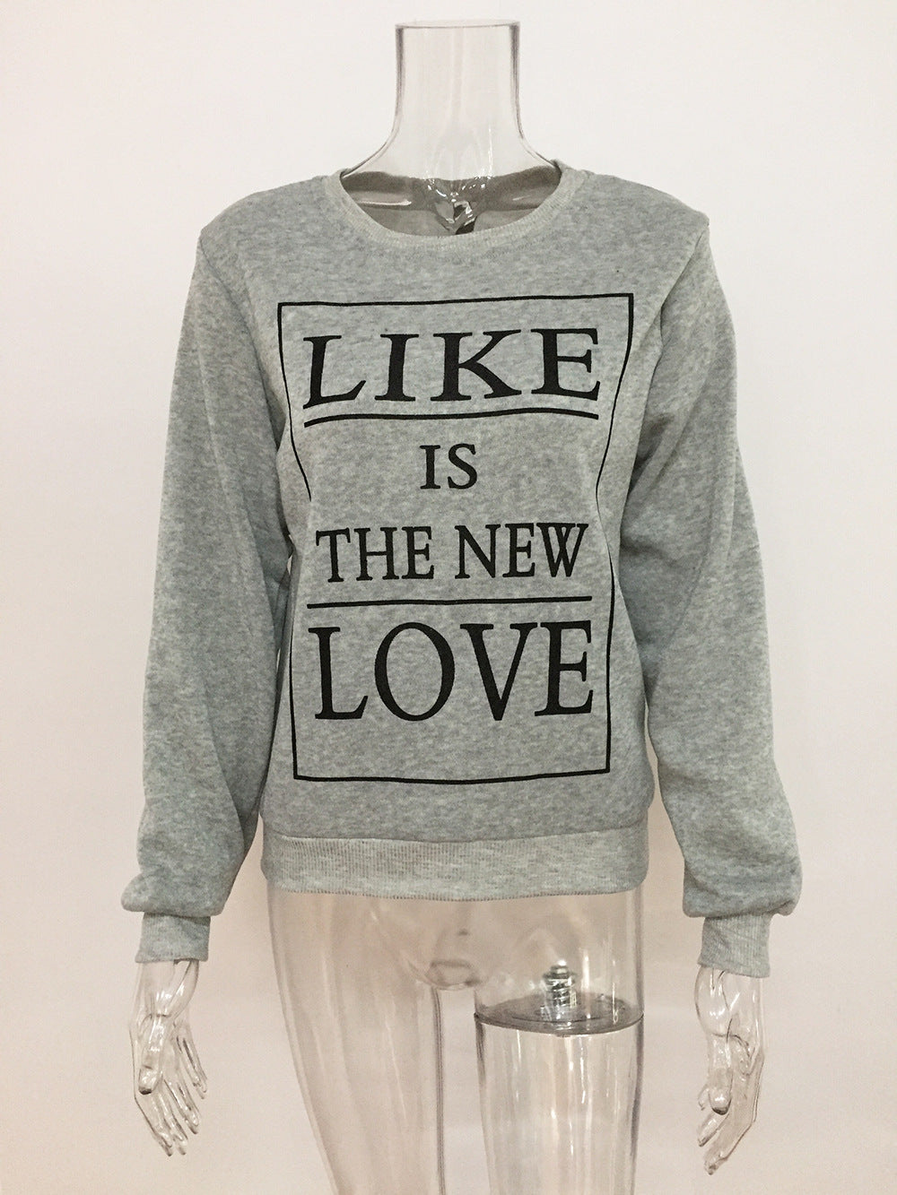 Dame sweatshirt med kreativ text och avslappnad passform Mirla-Eva Jonsson