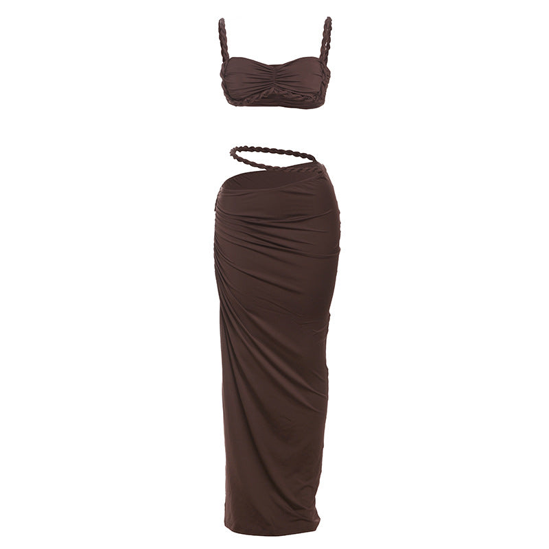 Dame top och maxi kjol set Mirla-Eva Jonsson