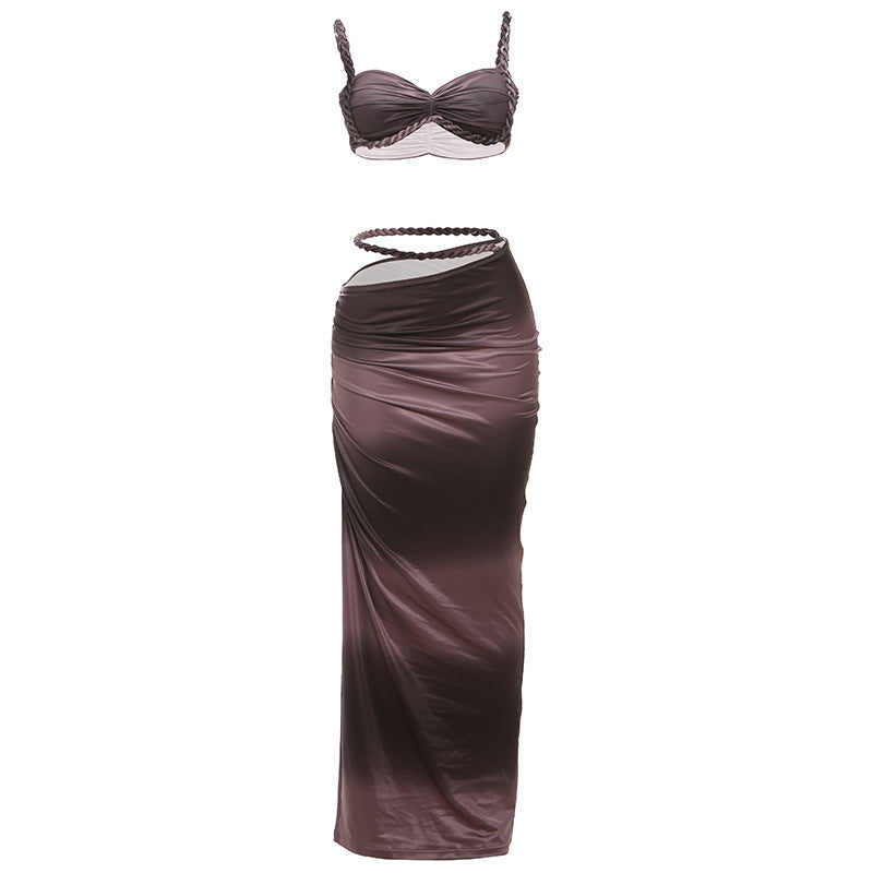 Dame top och maxi kjol set Mirla-Eva Jonsson