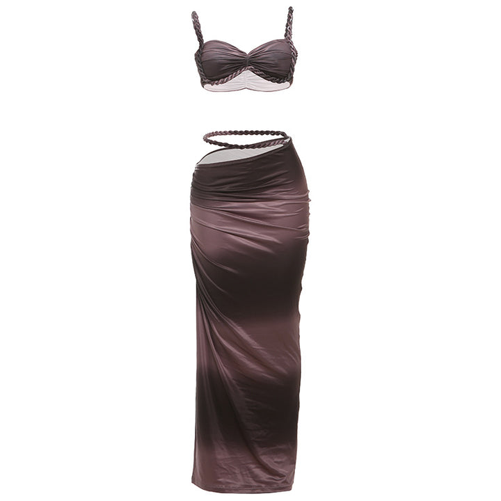 Dame top och maxi kjol set Mirla-Eva Jonsson