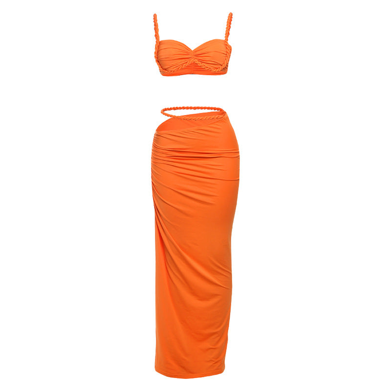 Dame top och maxi kjol set Mirla-Eva Jonsson