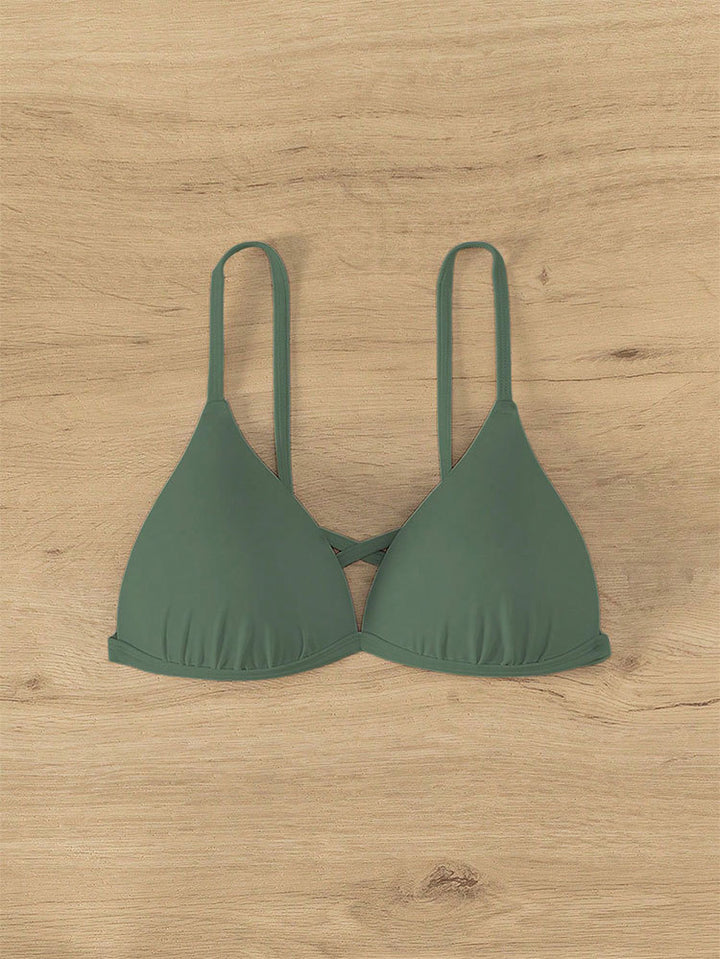 Dame triangel-bikiniöverdel med justerbara remmar och elegant skärning Mirla-Eva Jonsson