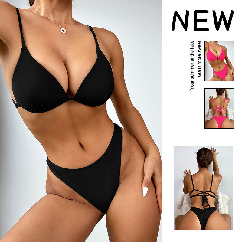 Dame triangel-bikiniöverdel med justerbara remmar och elegant skärning Mirla-Eva Jonsson