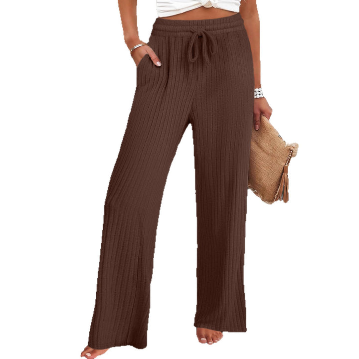 Dame vid strickbyxor med elastisk midja Mirla-Eva Jonsson