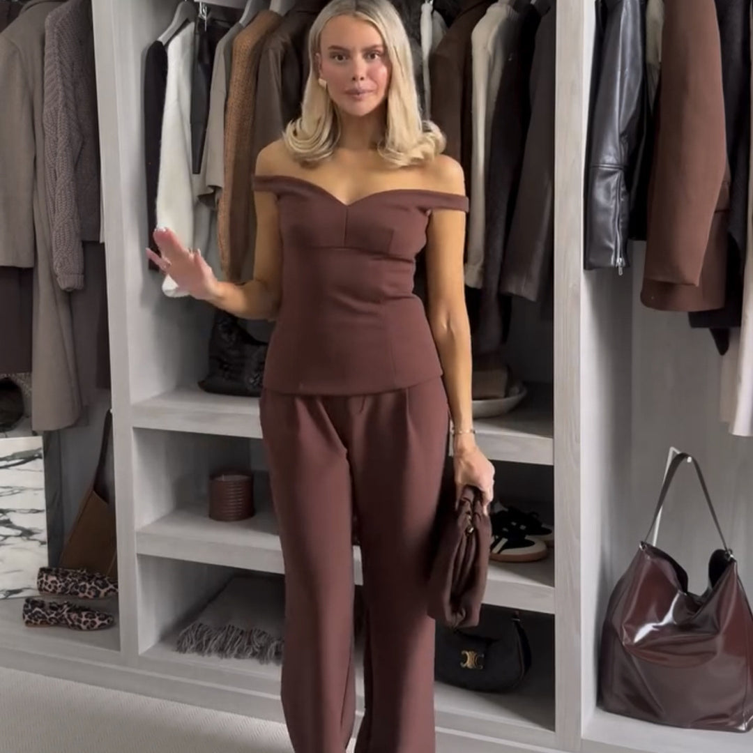 Dame vida skurna hög midja byxor Mirla-Eva Jonsson