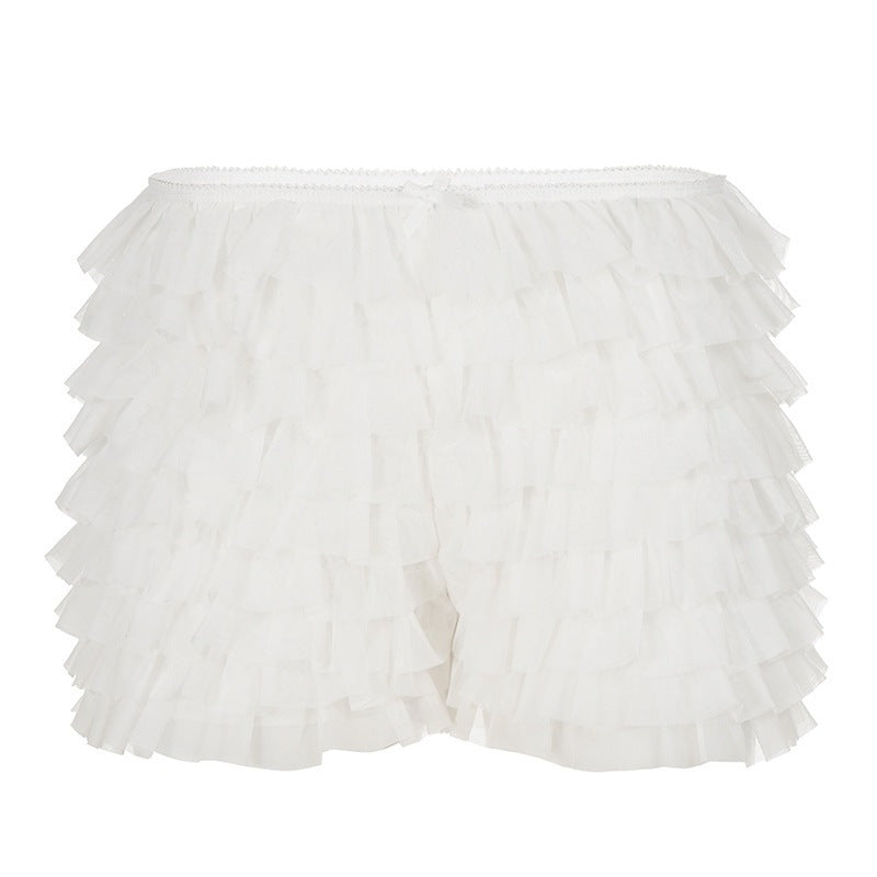 Dame volangshorts med elastisk midja och lekfull design Mirla-Eva Jonsson