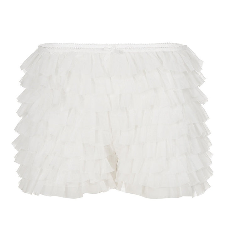 Dame volangshorts med elastisk midja och lekfull design Mirla-Eva Jonsson