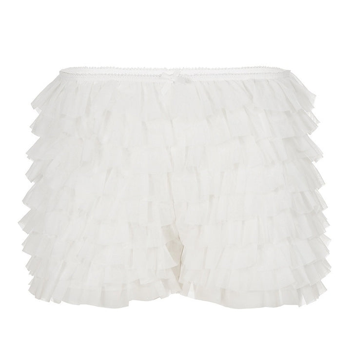 Dame volangshorts med elastisk midja och lekfull design Mirla-Eva Jonsson