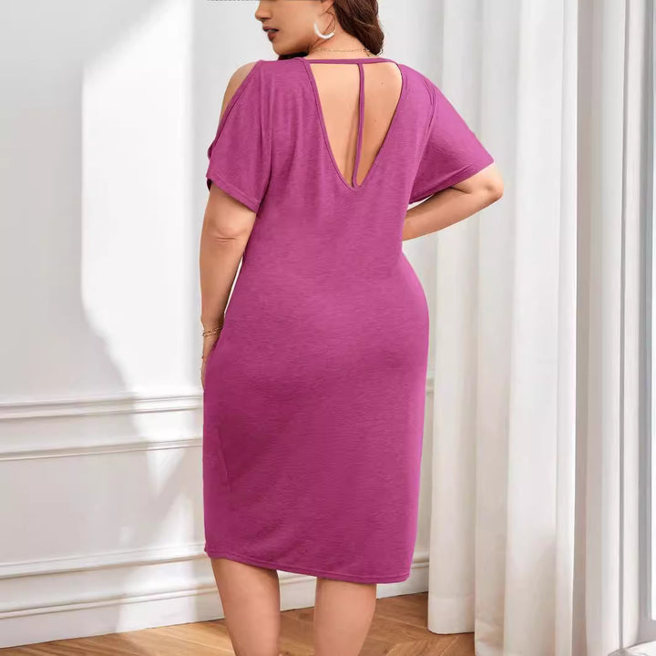 Dame wrap dress med raffinerad V-ringning och trendiga detaljer Mirla-Eva Jonsson