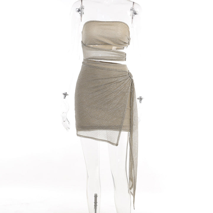 Dame wrap dress with durable and elastic material Mirla-Eva Jonsson