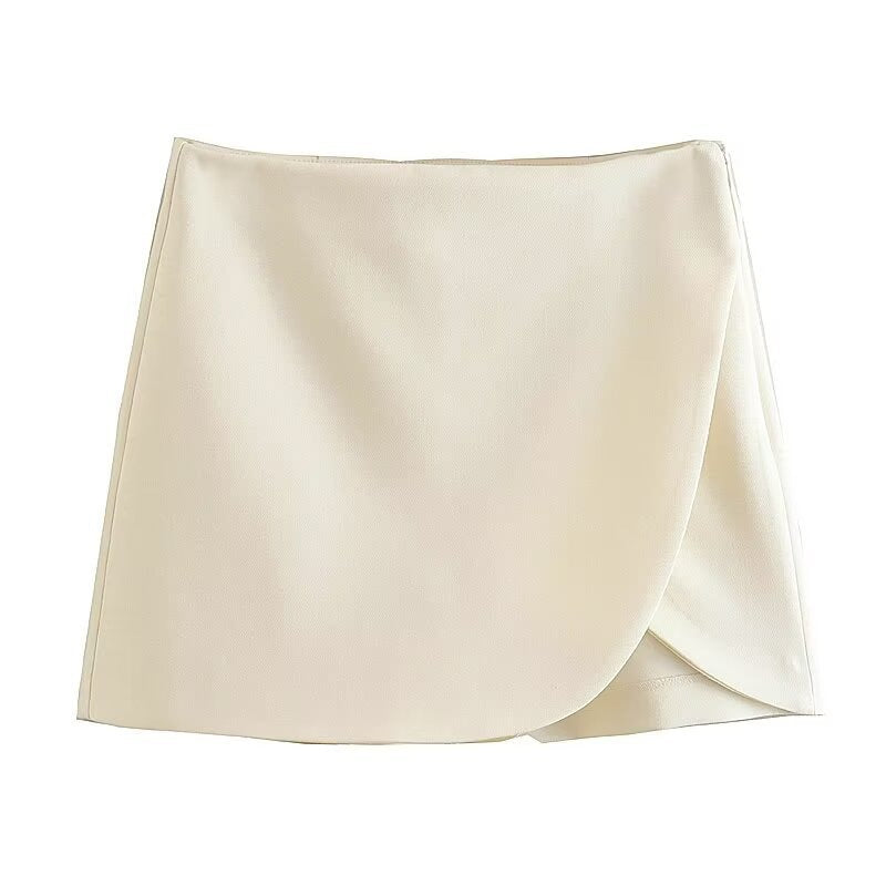 Dame wrap skirt made of high-quality material with modern pleats Mirla-Eva Jonsson